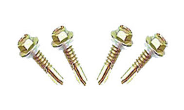 فولاد گالوانیزه قطعات قاب گلخانه ای Ø5.5mm 25mm در خود بلند پیچ ​​حفاری