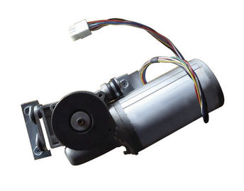 موتور dc موتور دنده در سیستم درب اتوماتیک، پوشش نارنجی، 24VDC 65W 4200RPM