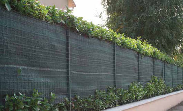 HDPE مواد 280 گرم سبز تیره حصار باغ خالص شبکههای سایه با روزنه