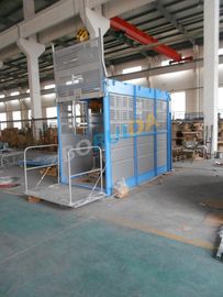 تنها / دو 1000KG اتومبیل دندانه دار کردن آسانسور برای مواد ساخت و ساز