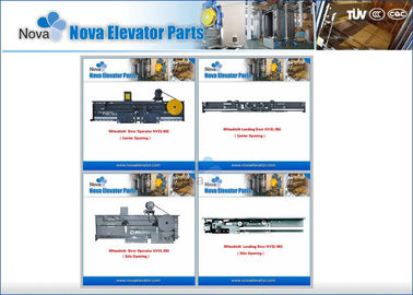 NV31-002 فولاد ضد زنگ درب آسانسور موتور و ماشین / آسانسور درب تمام اتوماتیک طبقات، 600mm تا 2200mm