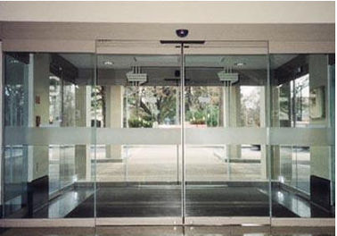 درب اتوماتیک شیشه ای اتوماتیک بدون قاب بدون درز برای مرکز خرید / عمارت