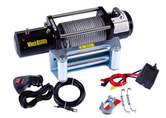 3 مرحله سیارات الکتریکی ATV Winch 8500lb برای ساخت با موتور 4.0KW / 5.5HP
